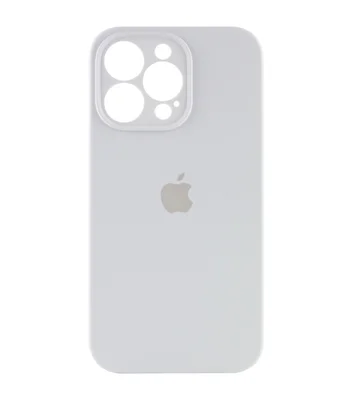 Чохол Silicone Case Full Camera Protective (AA) для Apple iPhone 13 Pro Max (6.7") Білий / White