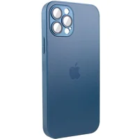 Чехол TPU+Glass Sapphire matte case для Apple iPhone 13 Pro Max (6.7") Navy Blue