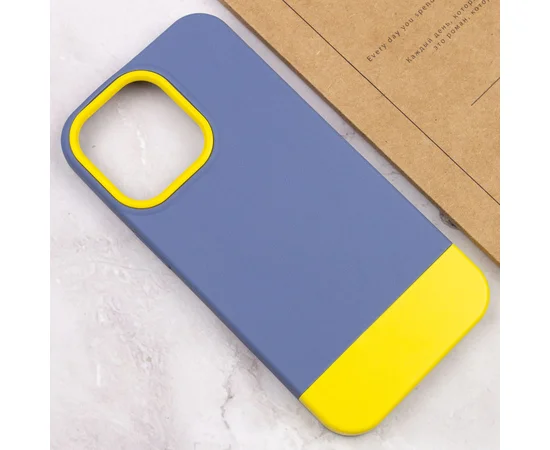 Чохол TPU+PC Bichromatic для Apple iPhone 13 Pro Max (6.7") Blue / Yellow