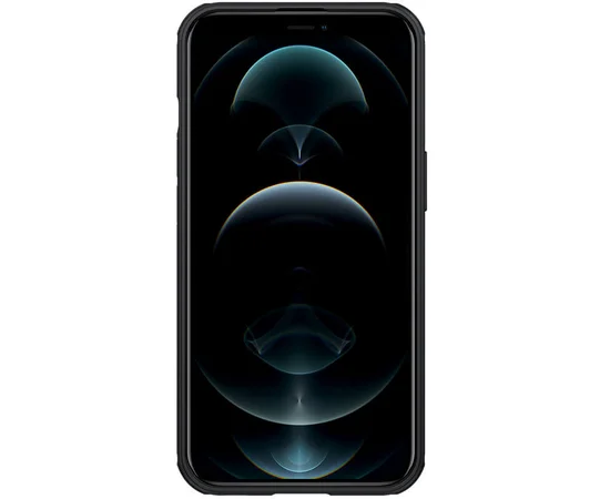 Карбоновая накладка Nillkin CamShield Pro Magnetic для Apple iPhone 13 Pro Max (6.7") Черный