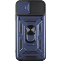 Удароміцний чохол Camshield Serge Ring для Apple iPhone 13 Pro Max (6.7") Синій