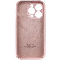 Чехол Silicone Case Full Camera Protective (AA) для Apple iPhone 13 Pro Max (6.7") Розовый / Chalk Pink / PVH