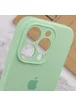 Чехол Silicone Case Full Camera Protective (AA) для Apple iPhone 13 Pro Max (6.7") Зеленый / Pistachio