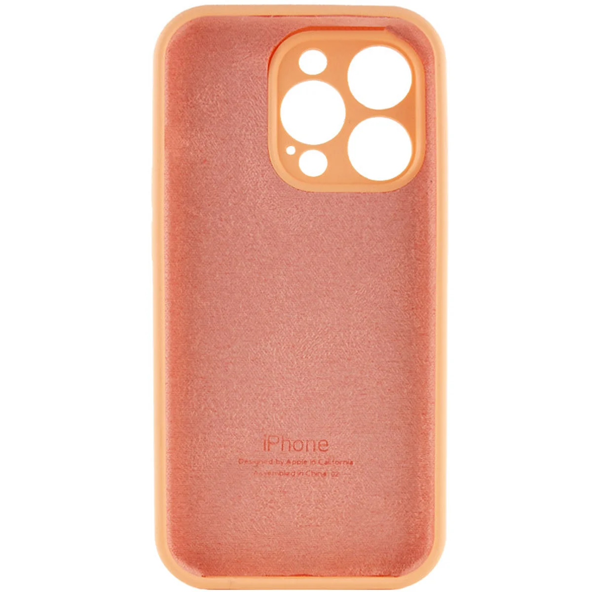 Чохол Silicone Case Full Camera Protective (AA) Apple iPhone 13 Pro Max (6.7") Помаранчевий / Cantaloupe
