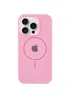 Чехол Silicone Case Full Protective (AA) with MagSafe для Apple iPhone 13 Pro Max (6.7") Розовый / Light pink