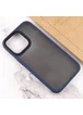 TPU+PC чехол Metal Buttons для Apple iPhone 13 Pro Max (6.7") Синий