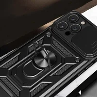 Ударопрочный чехол Camshield Serge Ring для Apple iPhone 13 Pro Max (6.7") Черный