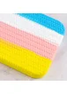 Чехол Silicone case Full Braided для Apple iPhone 13 Pro Max (6.7") Желтый / Голубой