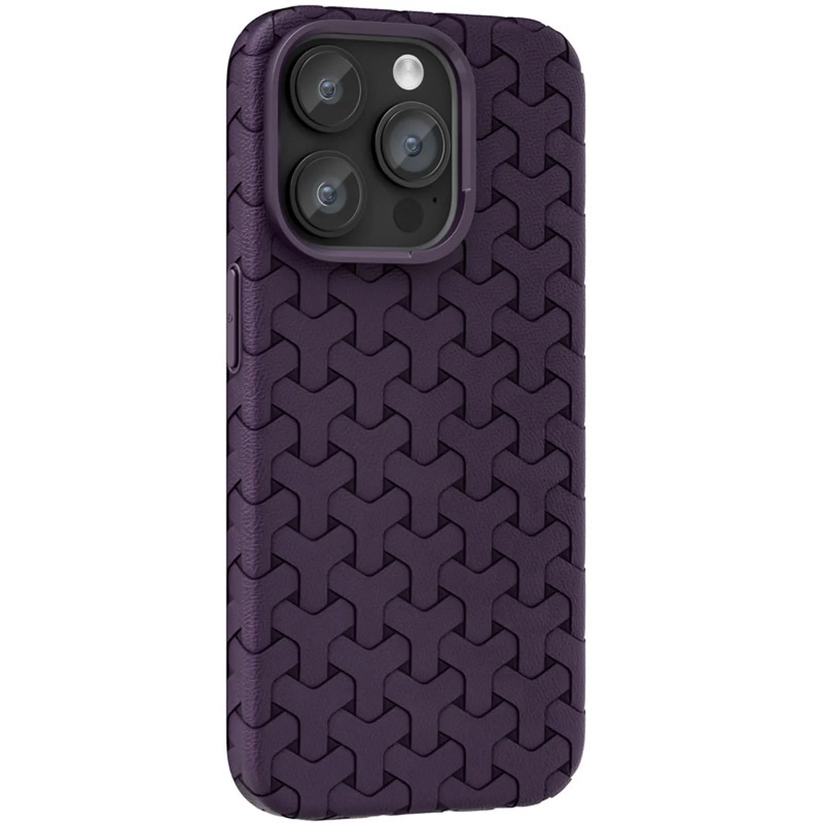 Чехол TPU Weaving для Apple iPhone 13 Pro Max (6.7") Purple
