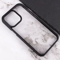 TPU+PC чехол Chrome Buttons для Apple iPhone 13 Pro Max (6.7") Черный