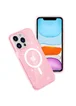 Чехол TPU Galaxy Sparkle (MagFit) для Apple iPhone 13 Pro Max (6.7") Pink+Glitter
