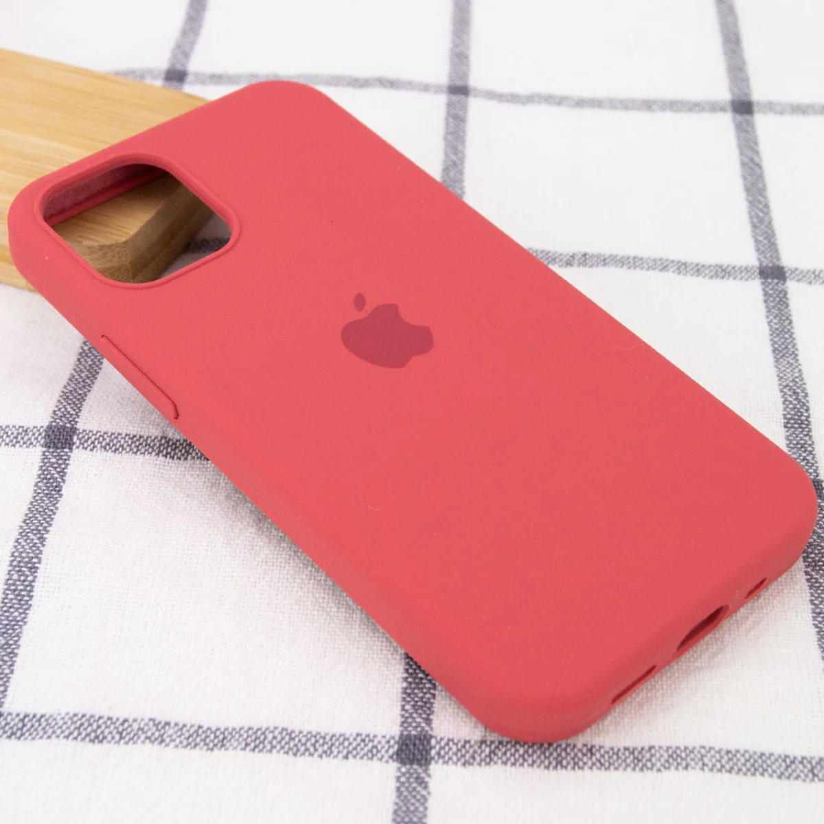 Чехол Silicone Case Full Protective (AA) для Apple iPhone 13 Pro Max (6.7") Красный / Camellia