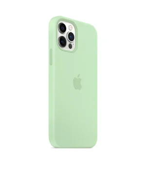 Чехол Silicone Case Full Protective (AA) для Apple iPhone 13 Pro Max (6.7") Зеленый / Pistachio