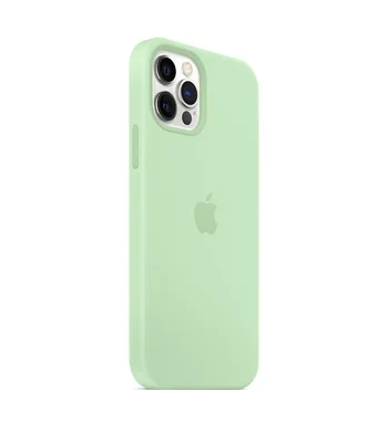 Чохол Silicone Case Full Protective (AA) для Apple iPhone 13 Pro Max (6.7") Зелений / Pistachio