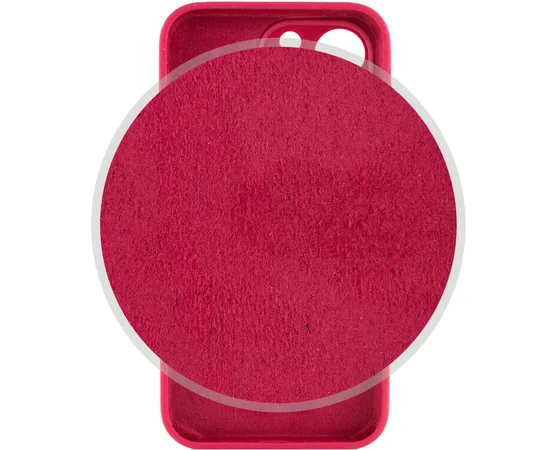 Чохол Silicone Case Full Camera Protective (AA) Apple iPhone 13 Pro Max (6.7") Червоний / Rose Red