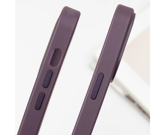 Кожаный чехол SnapCase with MagSafe для Apple iPhone 13 Pro Max (6.7") Dark Purple