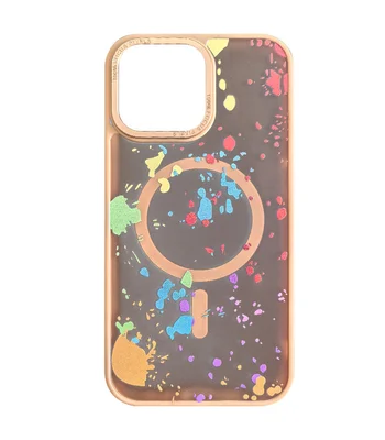 Чохол TPU+PC Flush with MagSafe для Apple iPhone 13 Pro Max (6.7") Desert gold