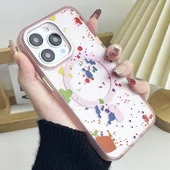 Чехол TPU+PC Flush with MagSafe для Apple iPhone 13 Pro Max (6.7") Baby pink