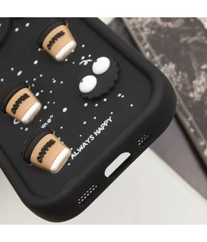 Чехол TPU Toys Case with Ears для Apple iPhone 13 Pro Max (6.7") Black