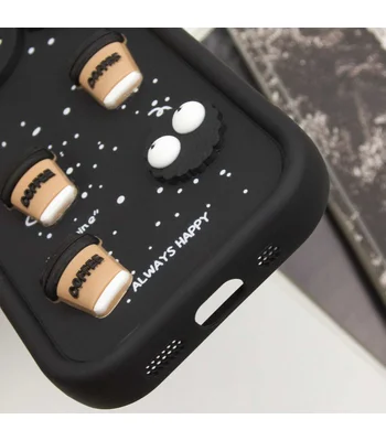 Чохол TPU Toys Case with Ears для Apple iPhone 13 Pro Max (6.7") Black