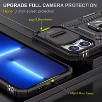 Удароміцний чохол Camshield Army Ring для iPhone 13 Pro Max (6.7") Чорний / Black