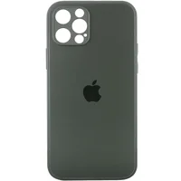 TPU+Glass чехол Matte Candy Full camera для Apple iPhone 13 Pro Max (6.7") Зеленый