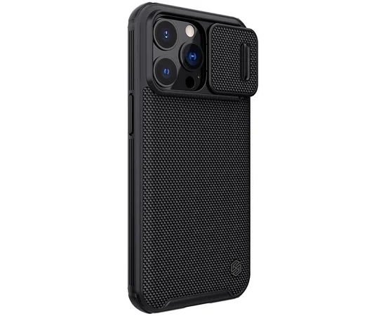 TPU+PC чехол Nillkin Textured Pro Magnetic для Apple iPhone 13 Pro Max (6.7") Черный