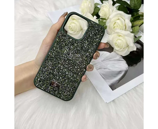 TPU чехол Bling World Rock Diamond для Apple iPhone 13 Pro Max (6.7") Зеленый