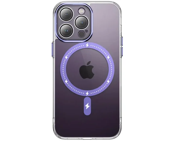 Чехол TPU+PC Colorful with MagSafe для Apple iPhone 13 Pro Max (6.7") Purple