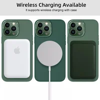 TPU чохол Bonbon Metal Style для Apple iPhone 13 Pro Max (6.7") Зелений / Pine green