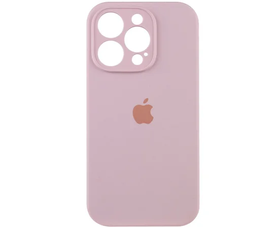 Чехол Silicone Case Full Camera Protective (AA) для Apple iPhone 13 Pro Max (6.7") Розовый / Chalk Pink / PVH