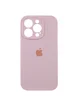 Чехол Silicone Case Full Camera Protective (AA) для Apple iPhone 13 Pro Max (6.7") Розовый / Chalk Pink / PVH