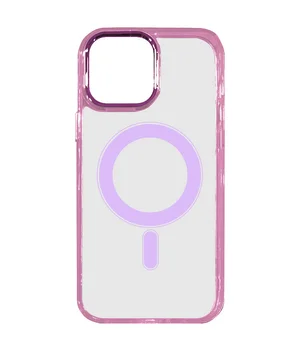 Чехол TPU Iris with MagSafe для Apple iPhone 13 Pro Max (6.7") Розовый