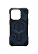 Ударопрочный чехол UAG Monarch Pro with MagSafe Leather для Apple iPhone 13 Pro Max (6.7") Синий