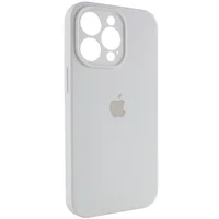 Чехол Silicone Case Full Camera Protective (AA) для Apple iPhone 13 Pro Max (6.7") Белый / White