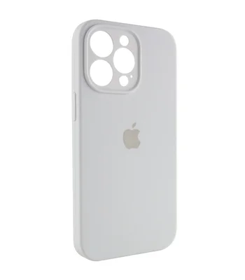 Чохол Silicone Case Full Camera Protective (AA) для Apple iPhone 13 Pro Max (6.7") Білий / White