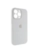 Чохол Silicone Case Full Camera Protective (AA) для Apple iPhone 13 Pro Max (6.7") Білий / White