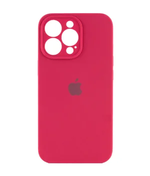 Чохол Silicone Case Full Camera Protective (AA) Apple iPhone 13 Pro Max (6.7") Червоний / Rose Red