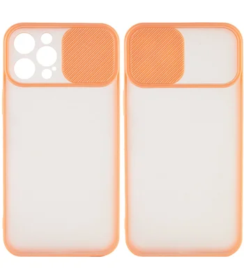 Чехол Camshield mate TPU со шторкой для камеры для Apple iPhone 13 Pro Max (6.7") Розовый