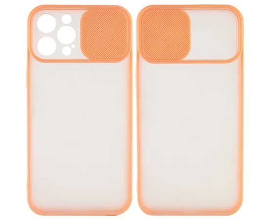 Чехол Camshield mate TPU со шторкой для камеры для Apple iPhone 13 Pro Max (6.7") Розовый