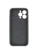 Чехол Silicone Case Full Camera Protective (AA) для Apple iPhone 13 Pro Max (6.7") Серый / Dark Gray / PVH