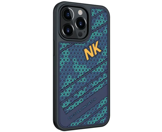 TPU+PC чехол Nillkin Striker для Apple iPhone 13 Pro Max (6.7") Blue / Green