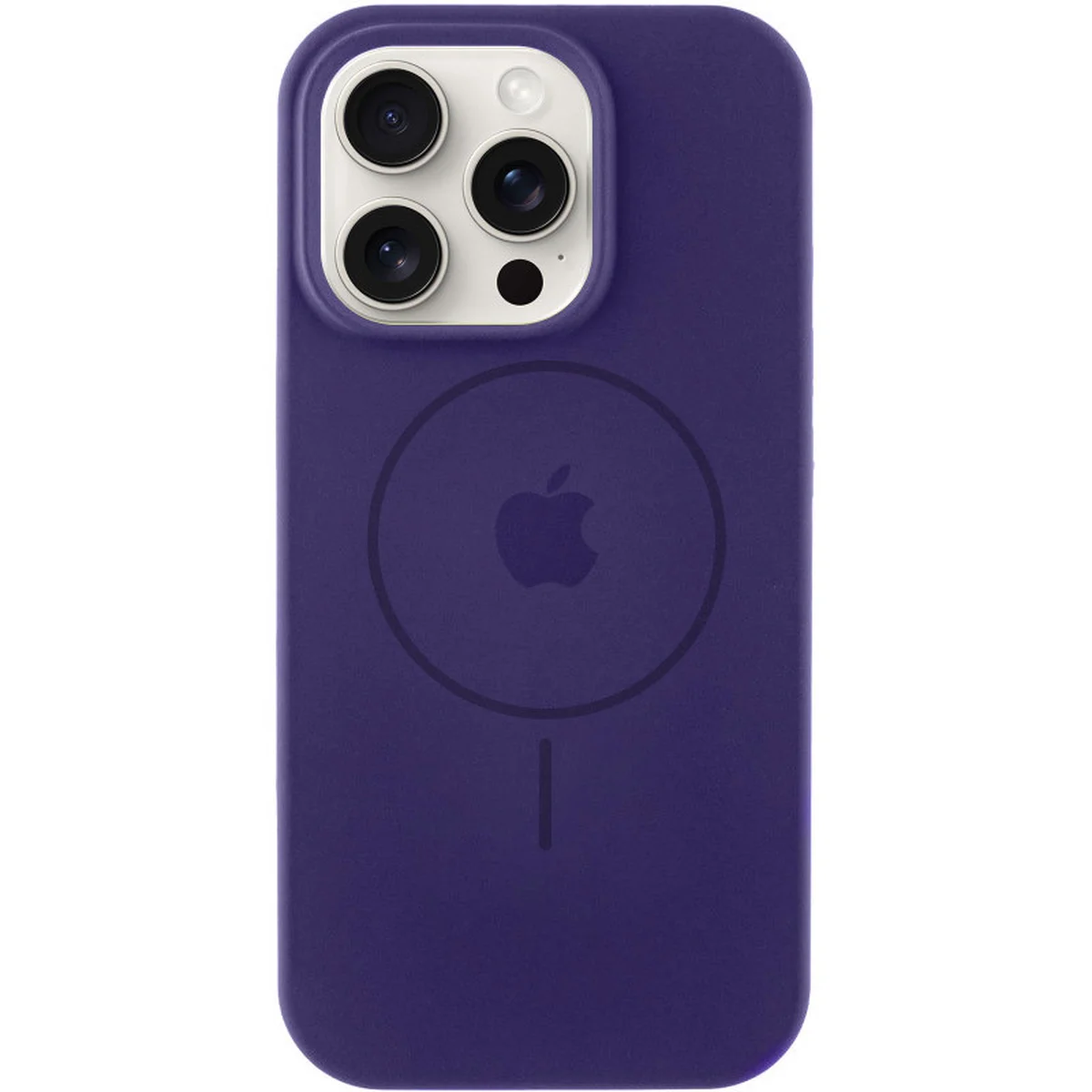 Чехол Silicone Case Full Protective (AA) with MagSafe для Apple iPhone 13 Pro Max (6.7") Фиолетовый / Elderberry