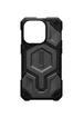 Ударопрочный чехол UAG Monarch Pro with MagSafe Leather для Apple iPhone 13 Pro Max (6.7") Серый