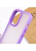 TPU+PC чехол Metal Buttons для Apple iPhone 13 Pro Max (6.7") Сиреневый