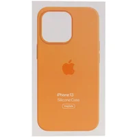 Чохол Silicone case (AAA) full with Magsafe and Animation для Apple iPhone 13 Pro Max (6.7") Помаранчевий / Marigold