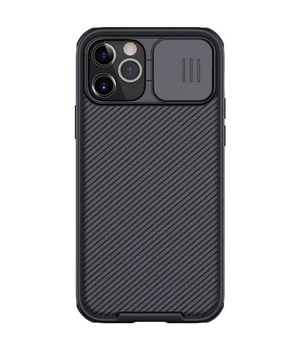 Карбонова накладка Nillkin Camshield (шторка на камеру) для Apple iPhone 13 Pro Max (6.7") Чорний / Black