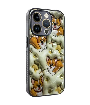 TPU+PC чохол Prisma Plushie для Apple iPhone 13 Pro Max (6.7") Corgi
