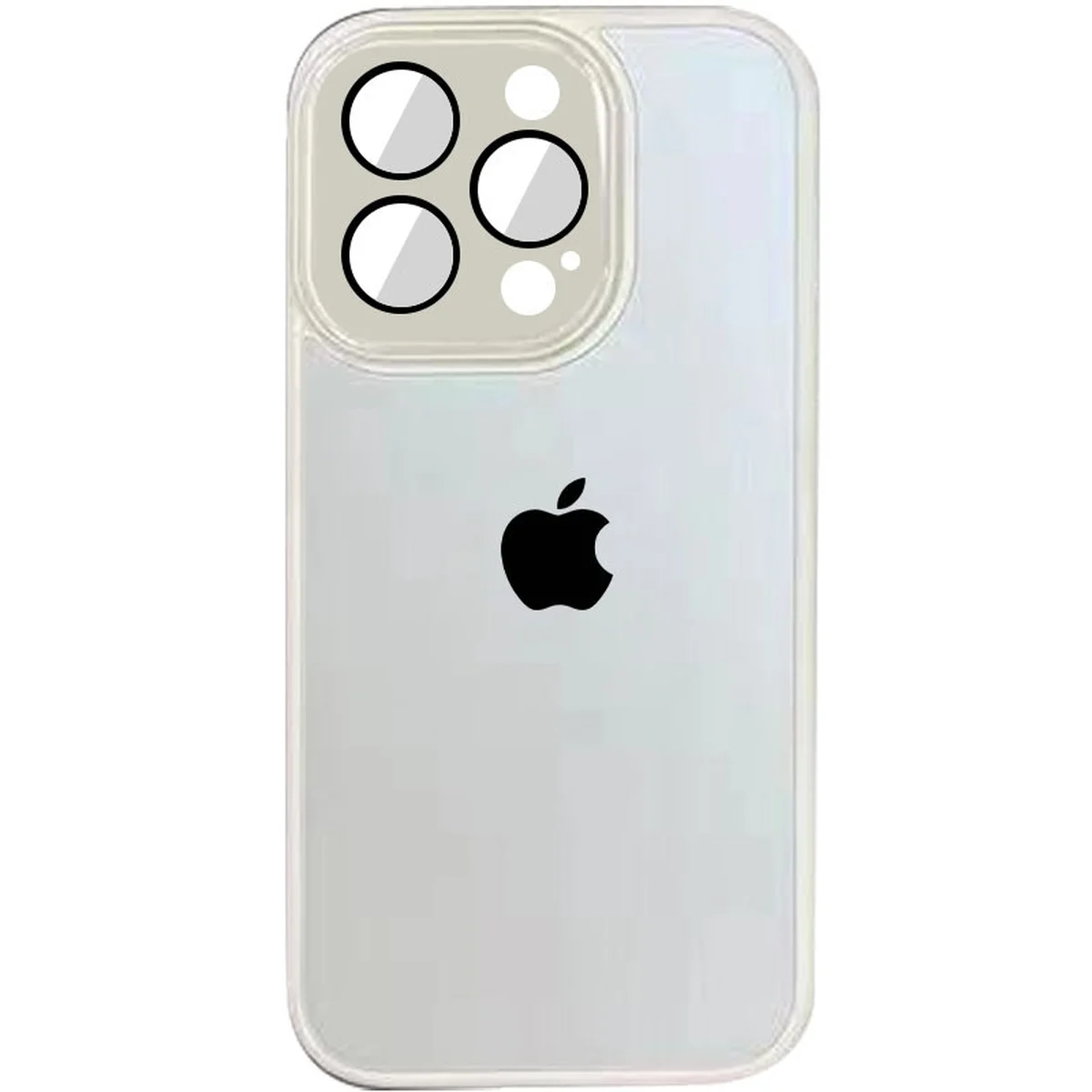 Чохол TPU+Glass Sapphire Midnight для iPhone 13 Pro Max (6.7") Білий / White