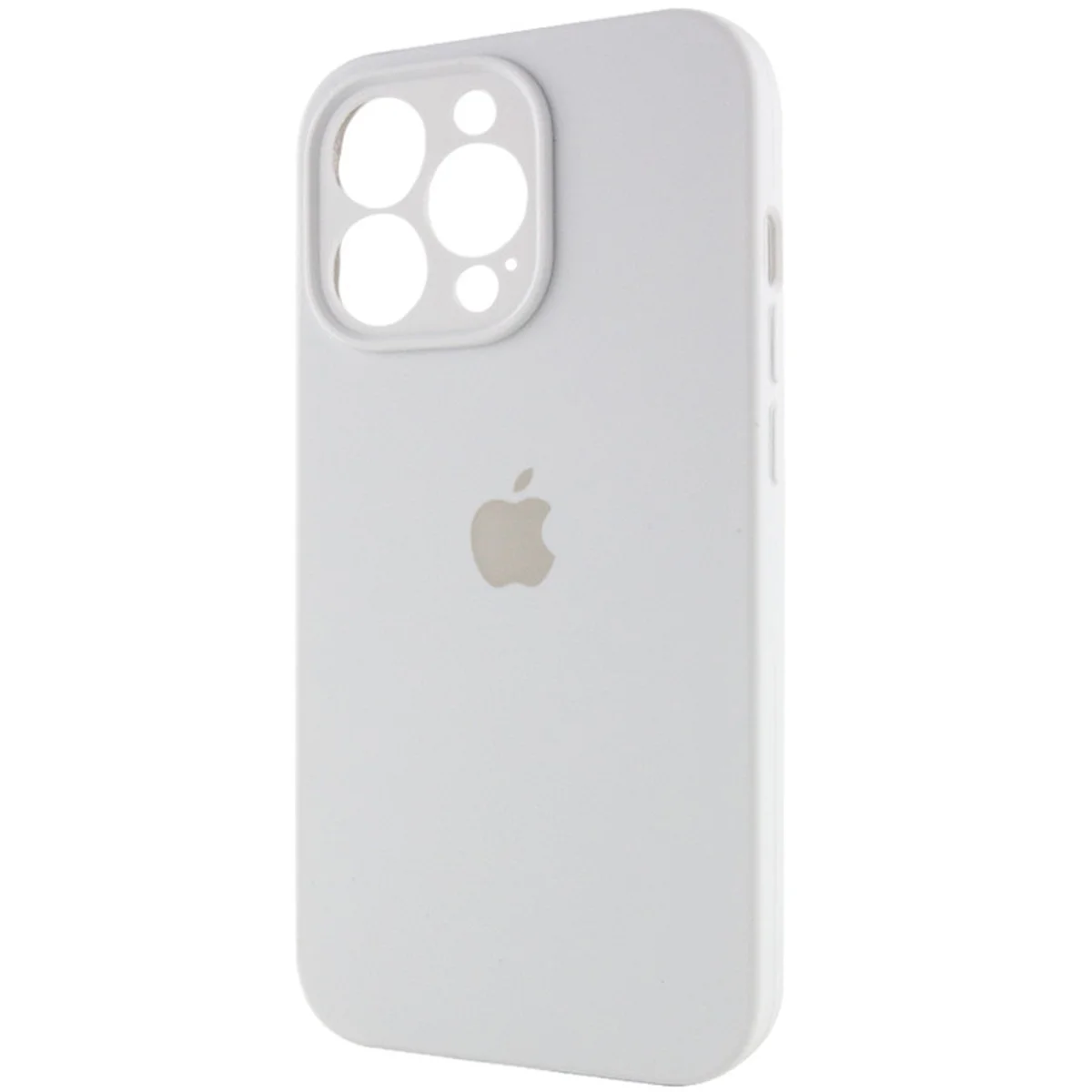 Чехол Silicone Case Full Camera Protective (AA) для Apple iPhone 13 Pro Max (6.7") Белый / White